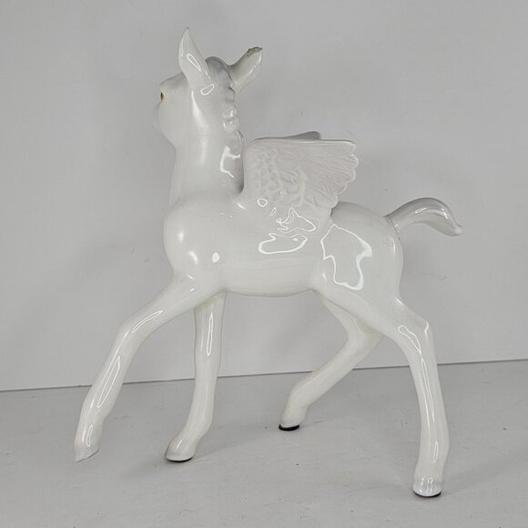 Vintage Freeman McFarlin Hagen Renaker Pegasus Foal Standing Figurine Rare *FLAW - Picture 5 of 13